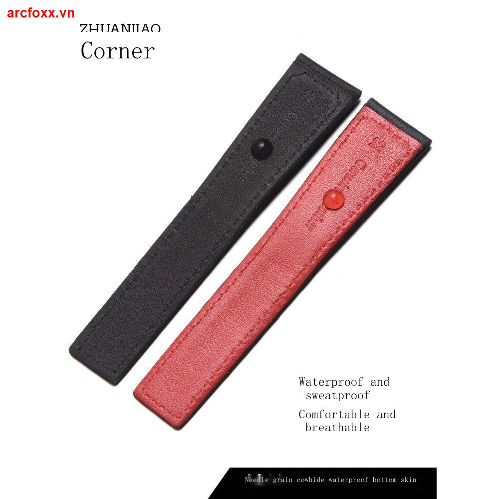 Dây Đeo Thay Thế Bằng Da Thật Thoáng Khí Cho Đồng Hồ Monaco F1 Series