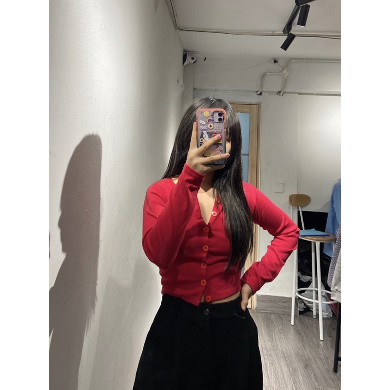 ÁO CROPTOP LEN TĂM -Meo4.store | BigBuy360 - bigbuy360.vn