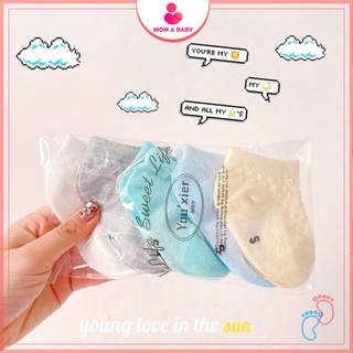 Set 5 Đôi Tất Cho Bé Sơ Sinh, Tất Lưới Thu Đông Cho Bé Thoáng Chân Siêu Yêu Từ 0-3 tuổi