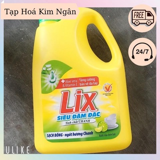 Nước Rửa Chén LIX 1,5l Siêu Đậm Đặc Hương Chanh [THKN77]