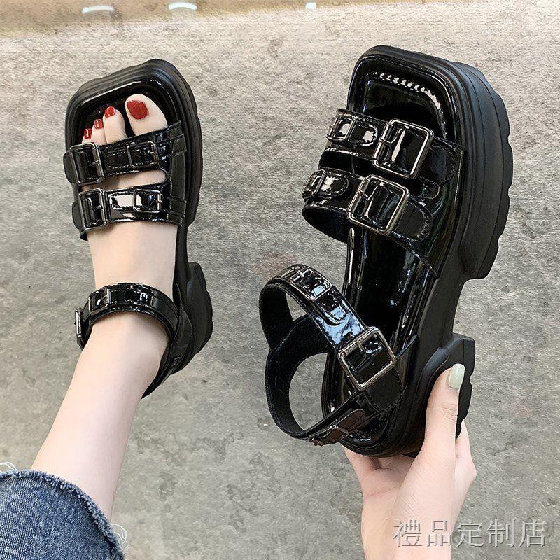 Giày Sandal Thể Thao Đế Dày Tăng Chiều Cao 2021