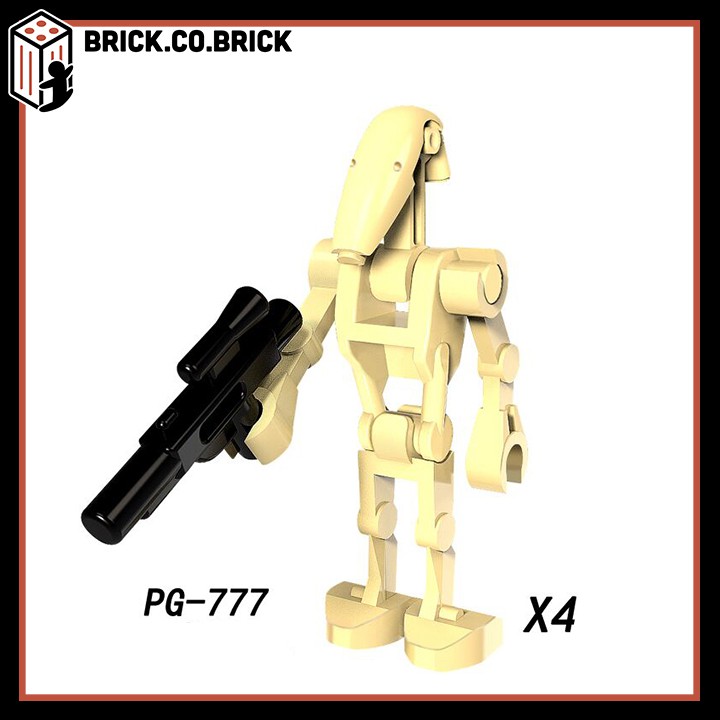 Xếp hình Star Wars Battle Droids Super Combat Robot K-2SO Minifigures POGO PG8099