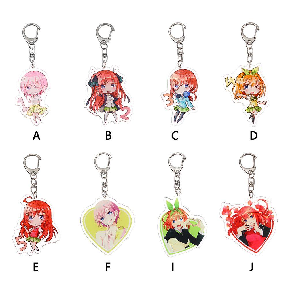 Móc Khóa Hình Nhân Vật Yotsuba Miku Ichika Nino