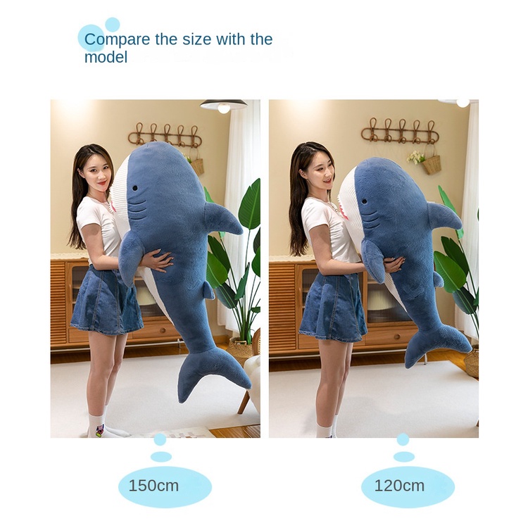 Cá Mập Nhồi Bông Mềm Mại Xinh Xắn