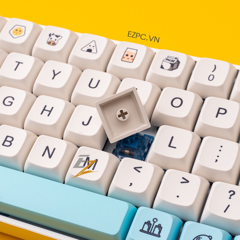 [Mã 44ELSALE2 giảm 7% đơn 300K] Keycap Cho Bàn Phím Cơ Sea Salt Thick PBT Dyesub 138 Phím XDA Profile Của EZPC