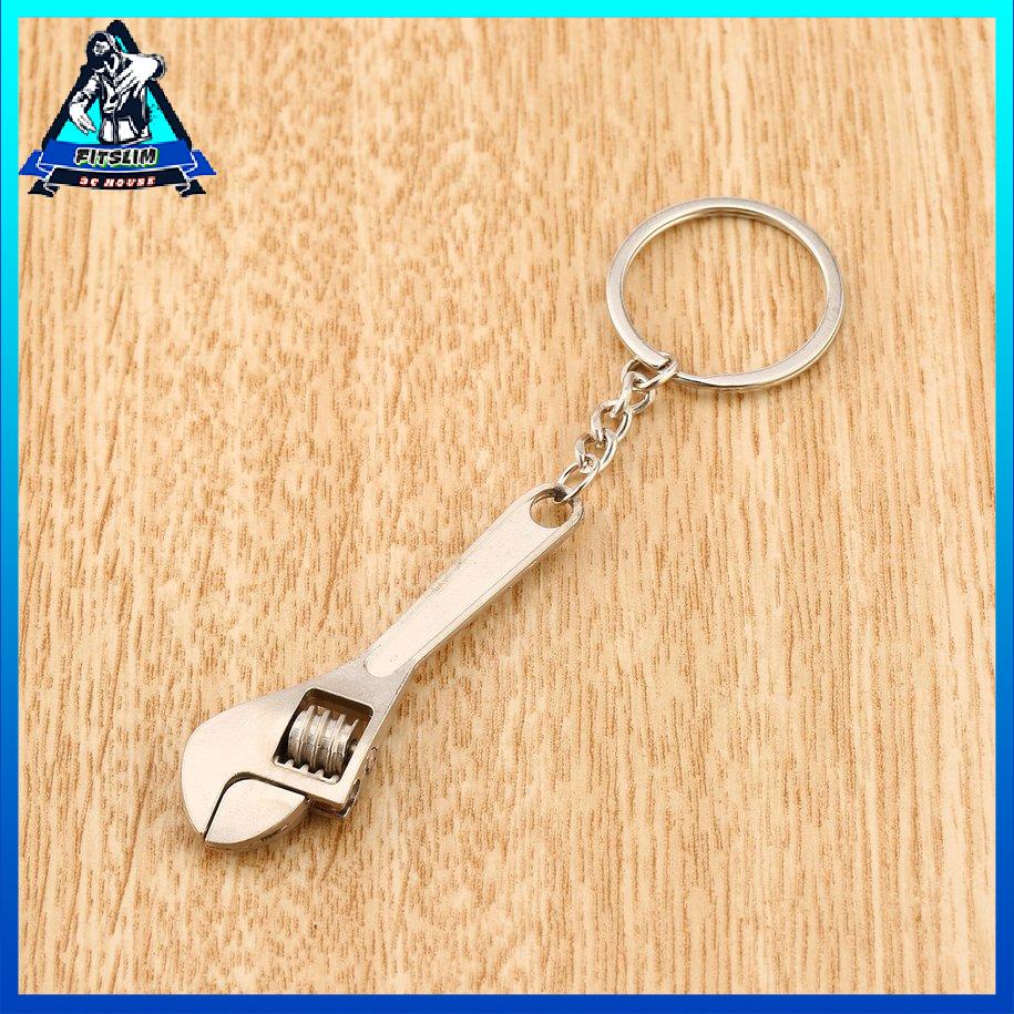 Công cụ sáng tạo có thể điều chỉnh bằng kim loại nhỏ Cờ lê chìa khóa Vòng đeo chìa khóa [8/14]