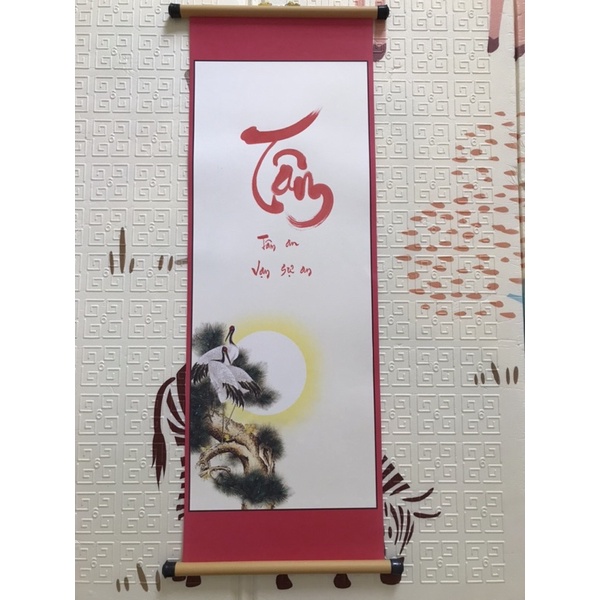 Tranh THƯ PHÁP chữ TÂM quà tặng ý nghĩa cho bạn bè