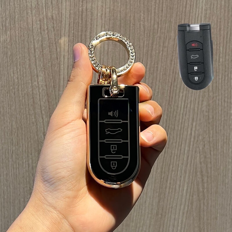 Vỏ Bảo Vệ Chìa Khóa Thông Minh Cho Xe Hơi Toyota Wigo Rush 2019-2022 Toyota 2018 Toyota Wigo Rush 2019-2022 Toyota Tank Passo Roomie Gen 3