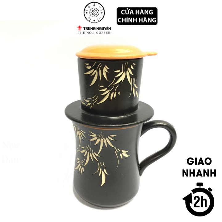Phin pha cafe thủy tinh nhiều màu sắc 280ml Trung Nguyên