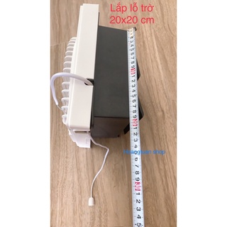( Lỗ tường 20x20cm) Quạt hút tường Tico 15Av6.