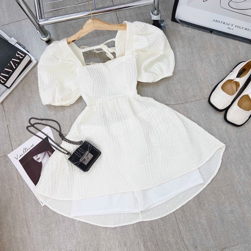 ❤️Set áo bbd cutout lưng + short❤️