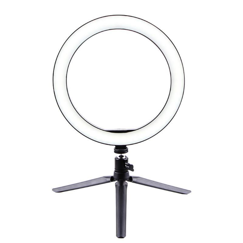 Đèn LED Hình Tròn LI LI Kèm Điều Khiển Từ Xa Hỗ Trợ Quay Video / Phát Sóng Trực Tiếp