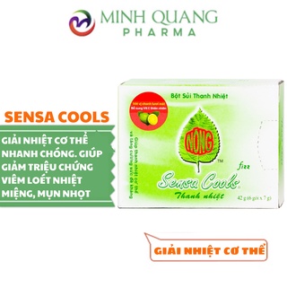 Bột sủi thanh nhiệt SENSA COOLS Hộp 6 gói