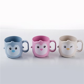Ly cốc lúa mì hình chim cánh cụt cakeshop hcm
