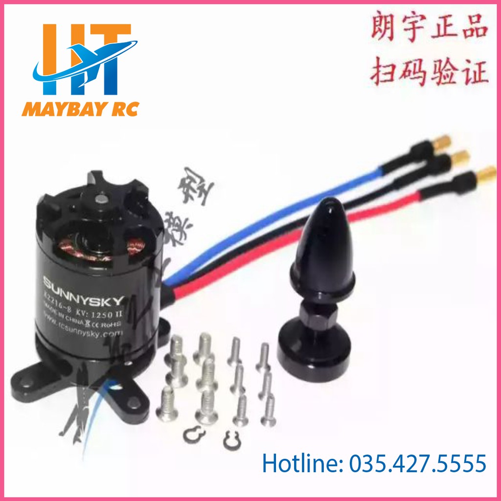 Động cơ 3 pha sunny sky chính hãng 2212/1400kv/2450kv