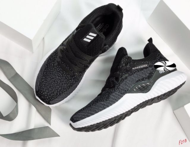 [Fullbox] Giầy thể Alphabounce đen đế trắng couple