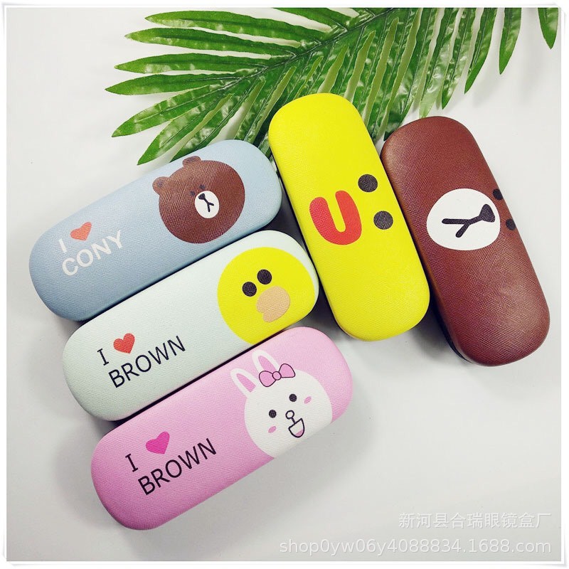 HỘP ĐỰNG KÍNH GỌNG CẬN HÌNH THÚ NHIỀU MÀU 434 SIÊU DỄ THƯƠNG