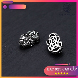 Charm S925 tỳ hưu xỏ ngang