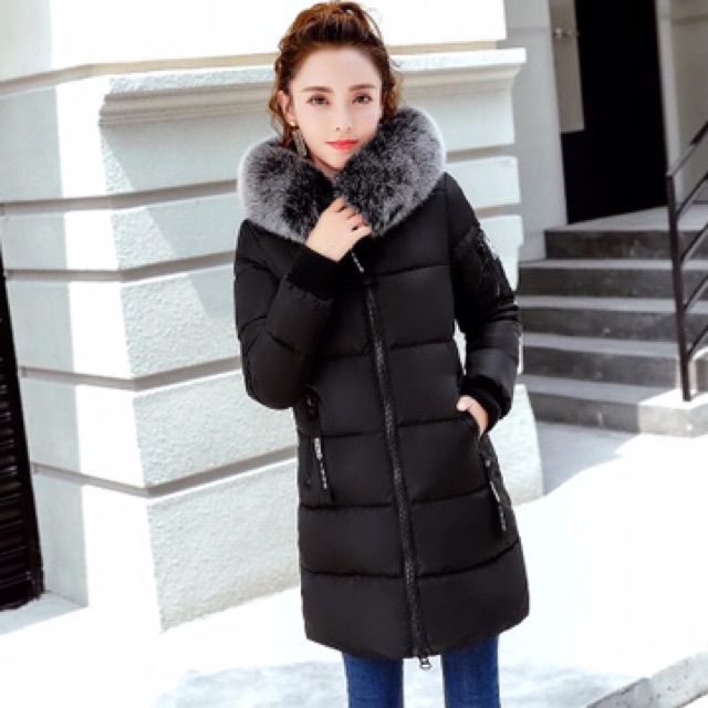 Sale__ÁO PHAO MỦ LÔNG NỮ HÀNG QUẢNG CHÂU Sale đẩy hàng tuồn