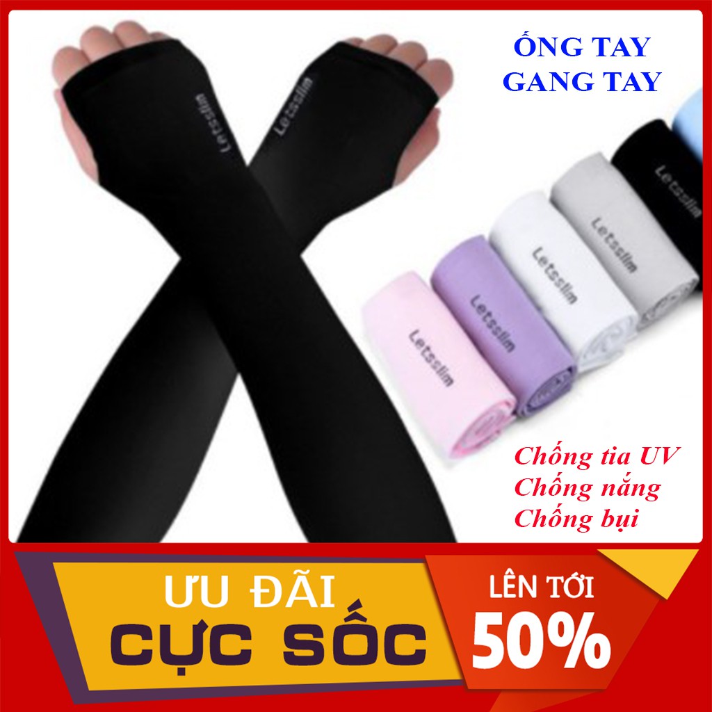 (Sỉ)Ống Tay, Găng Tay Chống Nắng HQ ⚡CHỐNG TIA UV, CHỐNG NẮNG, BẢO VỆ TAY, CO GIÃN 4 CHỀU⚡ Dành Cho Nam Và Nữ Let's slim