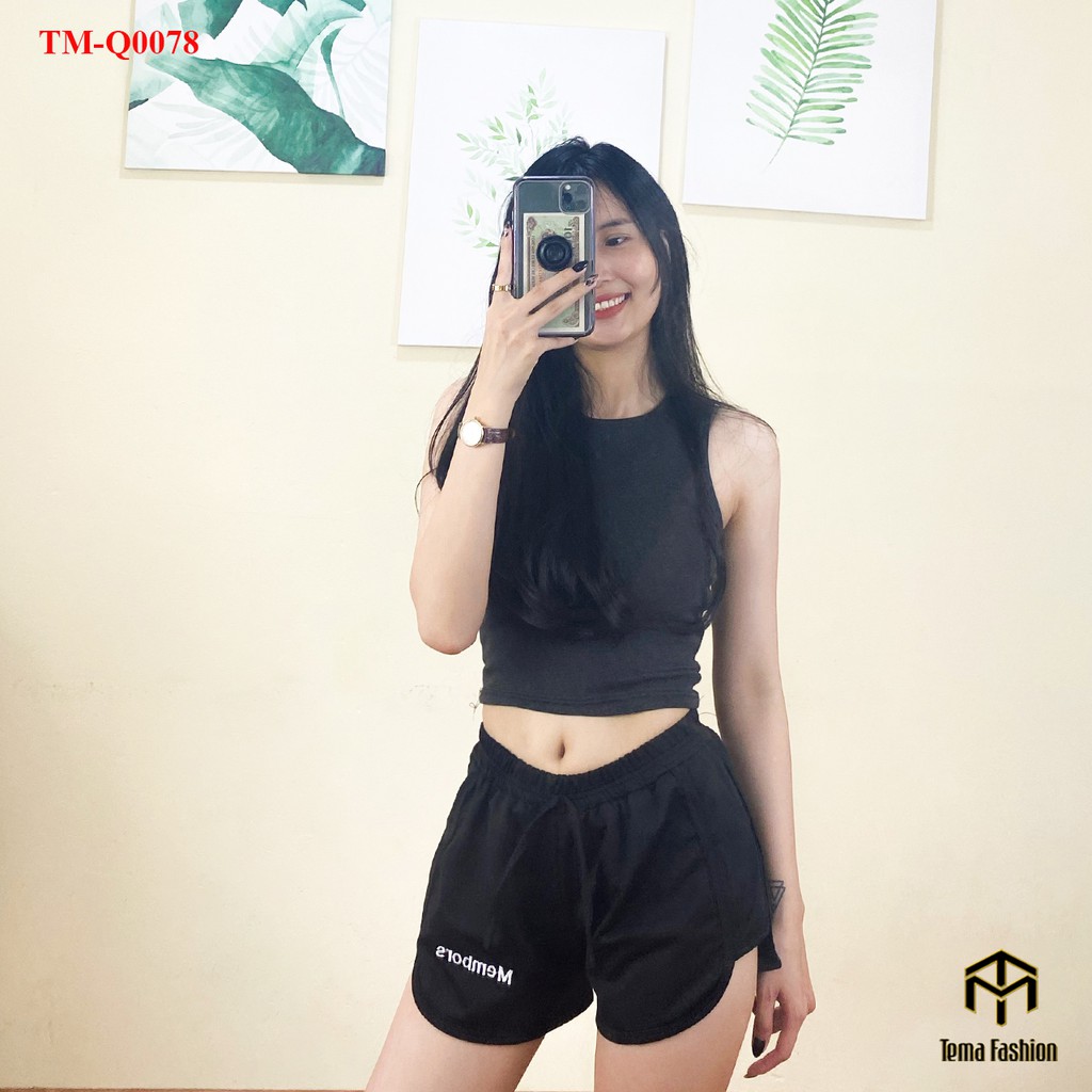 Quần đùi nữ MIA 1992 cao cấp - Quần short nữ thể thao basic chất Umi da cá cao cấp năng động, thoải mái
