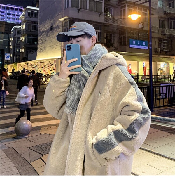 [HÀNG LOẠI 1-BAO CHẤT TOÀN SHOPEE] Áo khoác lông cừu sọc tay trần bông Ulzzang oversize unisex siêu đẹp siêu chất 🧡