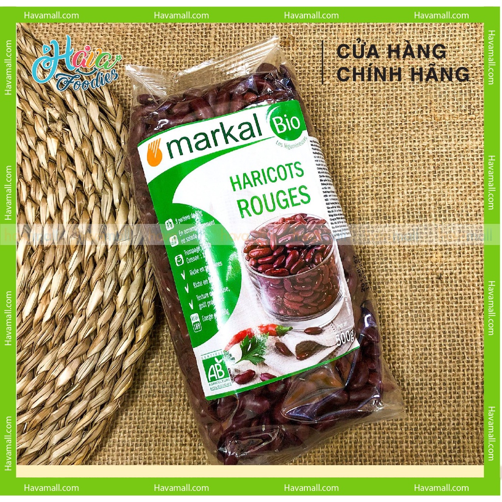 [HÀNG CHÍNH HÃNG] Đậu Đỏ Tây Hữu Cơ Markal 500gr – Organic Red Kidney Beans