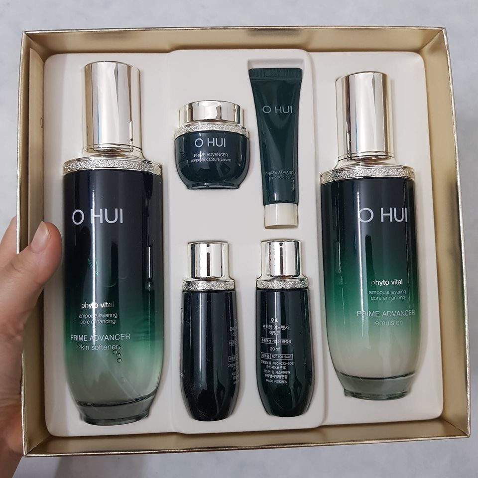 Set dưỡng OHUI xanh Prime Advancer