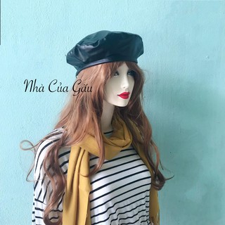 Mũ nồi beret da sang chảnh