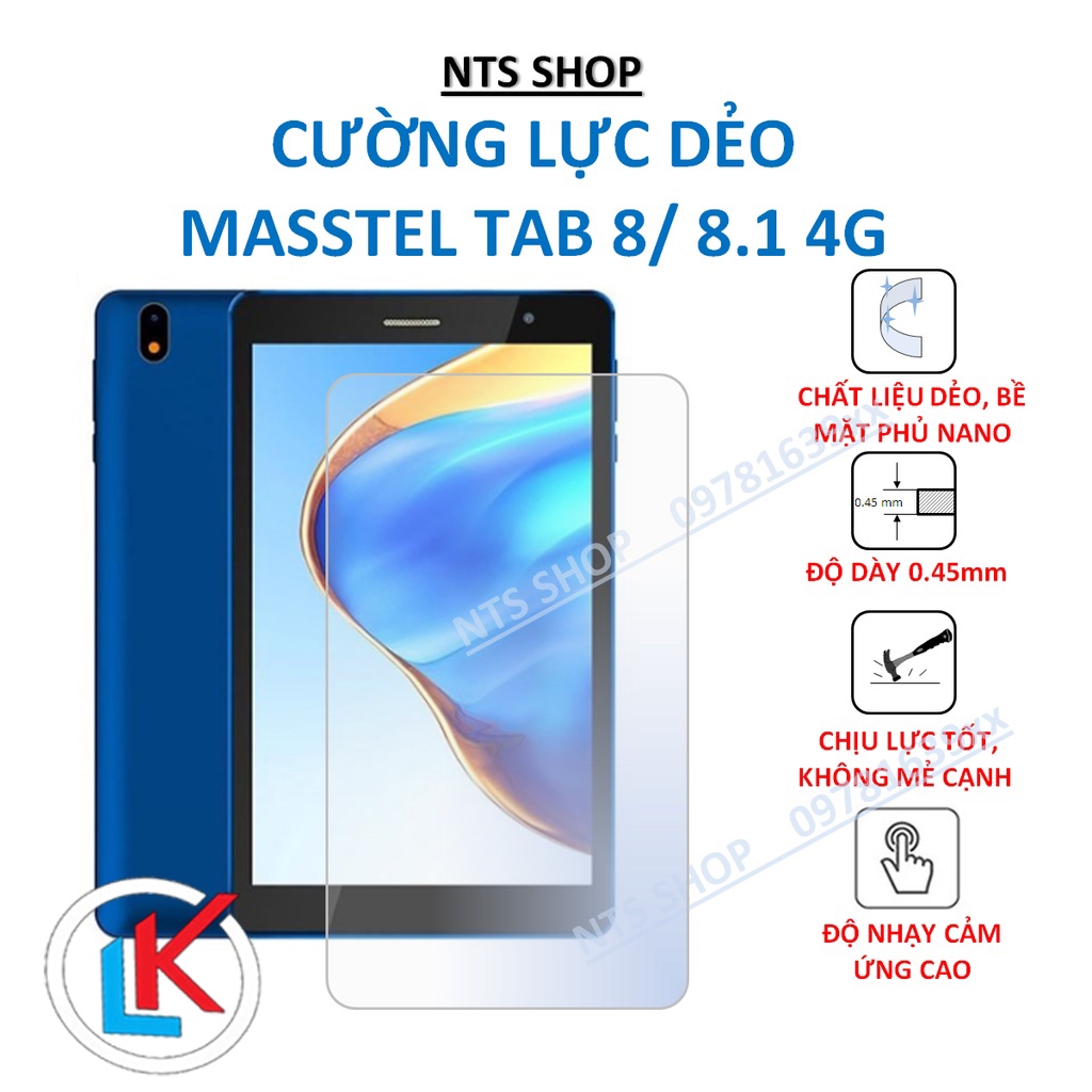 Máy tính bảng Masstel tab 8.1 3GB Bộ nhớ 32GB máy mới fullbox bảo hành chính