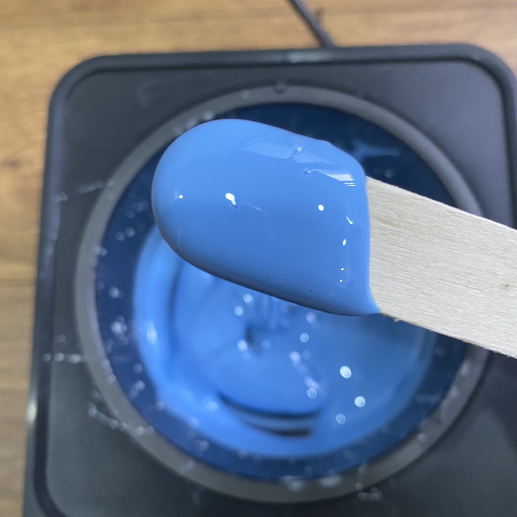 100G Sáp wax lông sữa dừa siêu bám lông phiên bản màu xanh hồng
