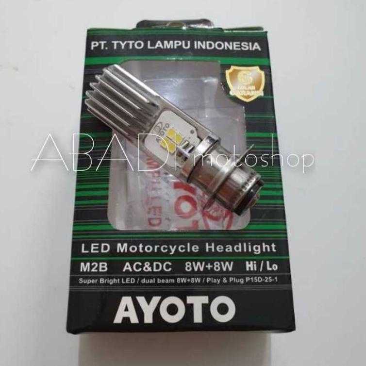 CREE -➴ Đèn Pha Led 2 Mặt M2B AC / DC 8watt H6 Chuyên Dụng