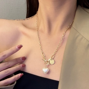 Vòng cổ Choker Mặt Trái Tim Thiết Kế Đơn Giản Thời Trang Cho Nữ