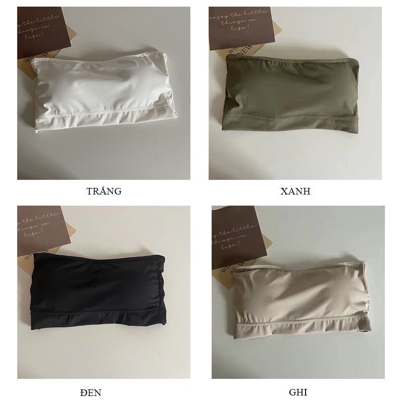 Áo bra quây nữ thun lạnh không dây đệm mỏng liền cài sau cao cấp LAVENUSA AL63