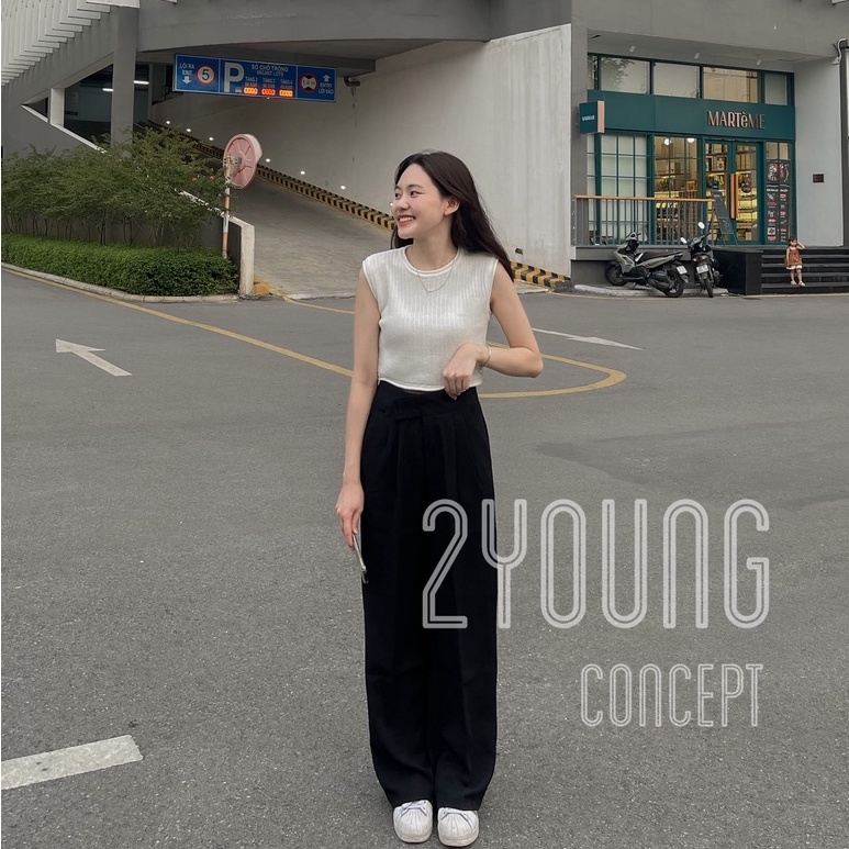 Áo ba lỗ croptop [2YOUNG] [A1722 (ảnh thật)