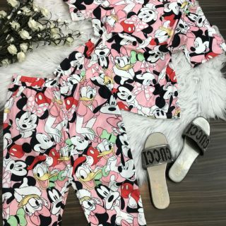 Set bộ áo thú tay ngắn quần lửng!