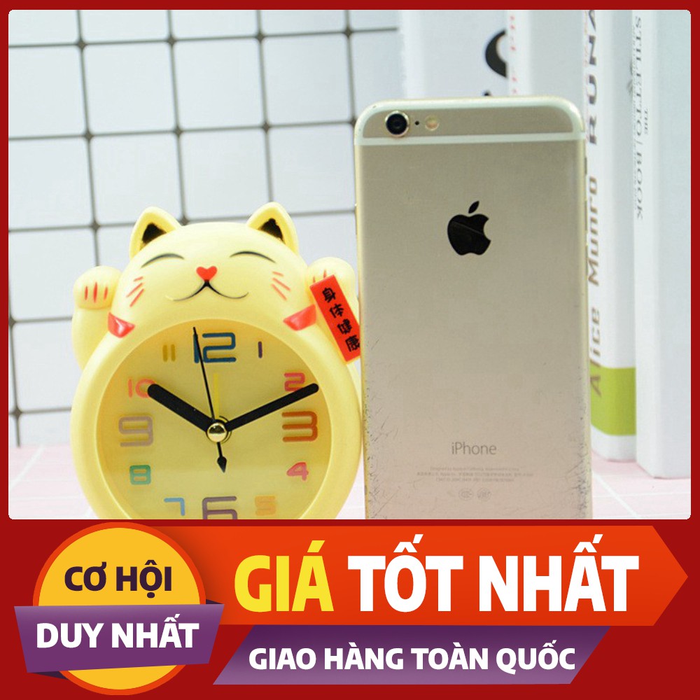 Đồng hồ để bàn hình mèo - 7641 [Hàng Tốt Giá Rẻ]