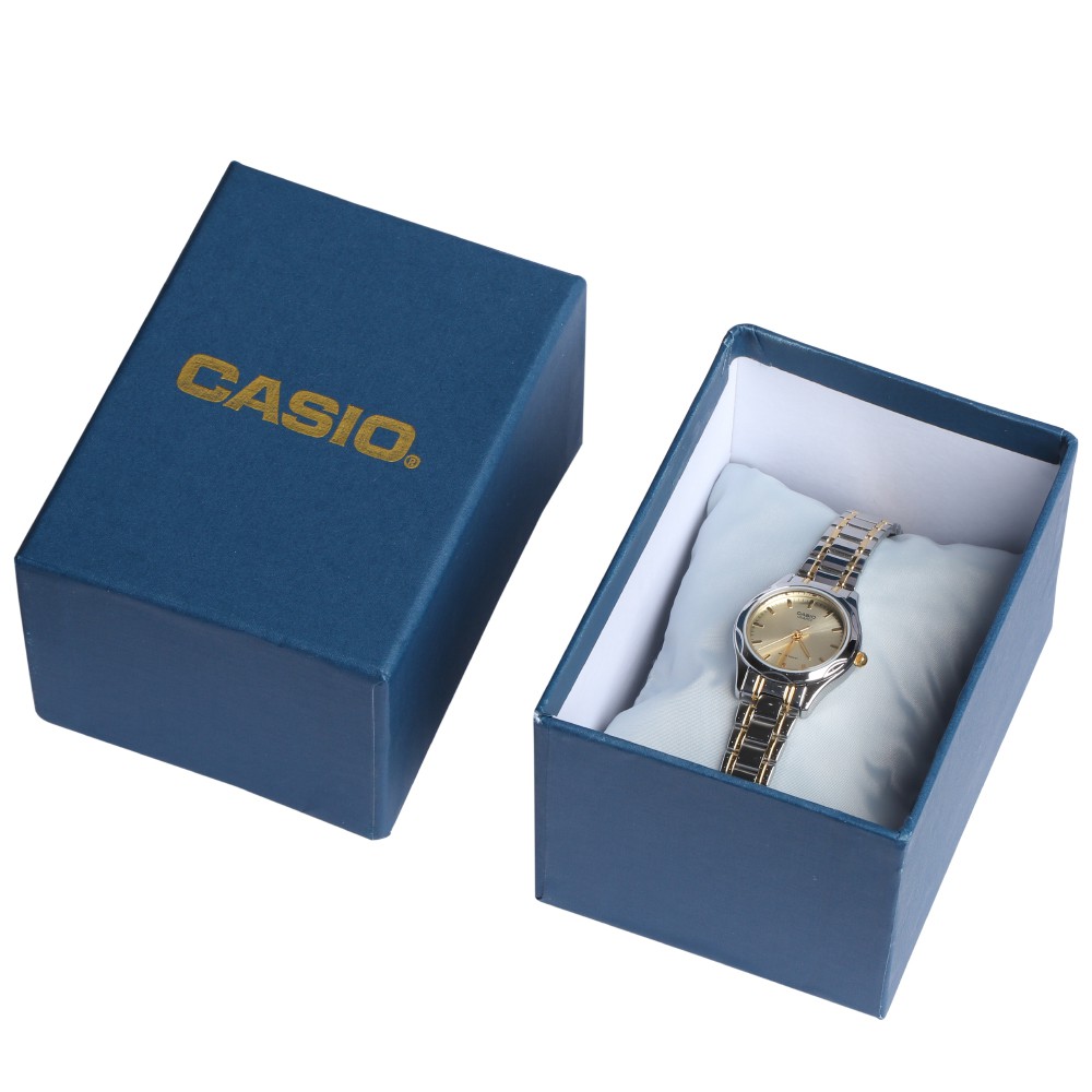 ĐỒNG HỒ CASIO NAM MTP-1275SG-9ADF Dây kim loại - Mặt vàng Cổ điển Sang trọng