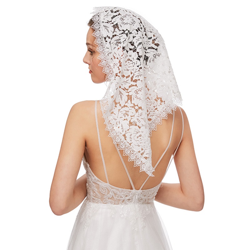 Mạng Che Mặt Ngắn Cho Nhà Thờ Công Giáo La Tinh