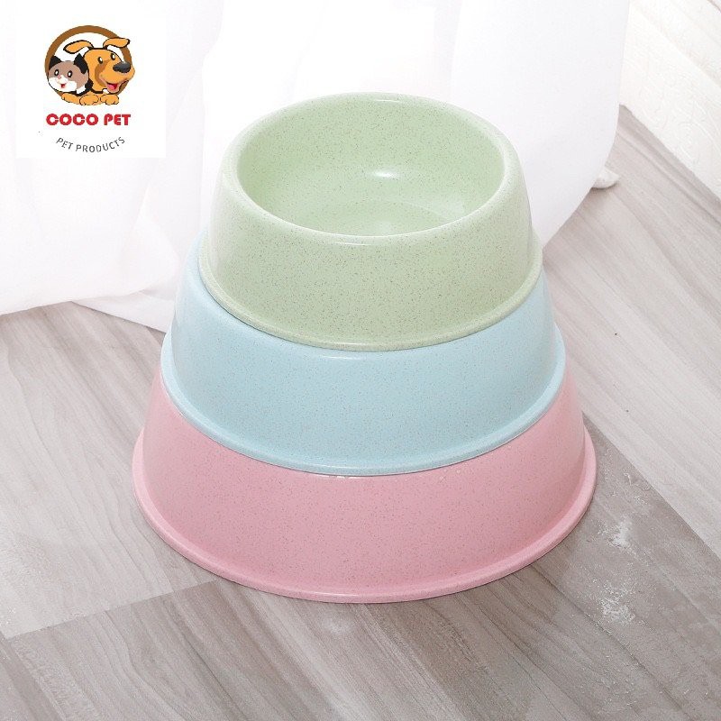 Bát Nhựa Lúa Mạch Đựng Thức Ăn Và Nước Cho Chó Mèo