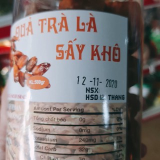 Chà Là Sấy Dẻo 500gr