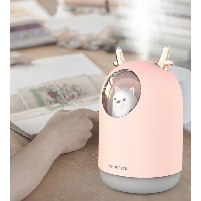 Máy phun sương tạo ẩm cúc cu siêu cấp dễ thương Meng Chong Humidifier