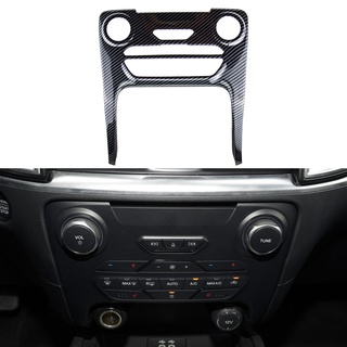 Khung trang trí bảng điều khiển trung tâm bằng sợi carbon cho ford ranger everest endeavour 2015-2021