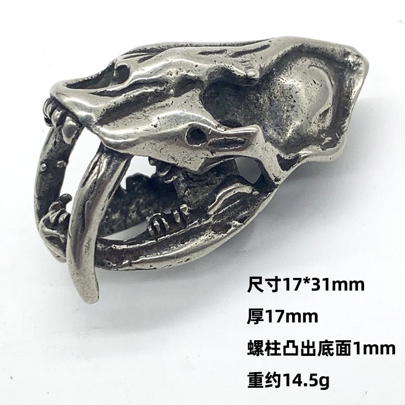 Khóa Cài Hành Lý Bằng Đồng Thau Nguyên Chất Hình Đầu Bò Ấn Độ Retro