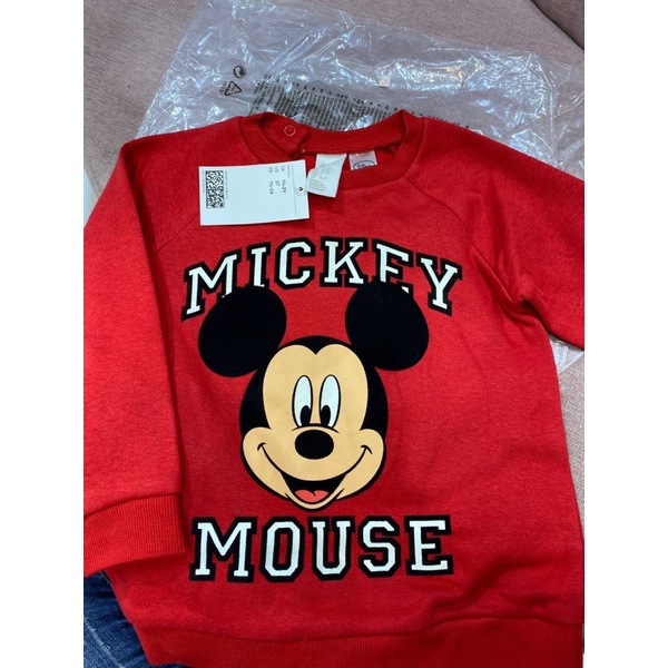 Áo Mickey đỏ bé trai, bé gái, HM US săn SALE