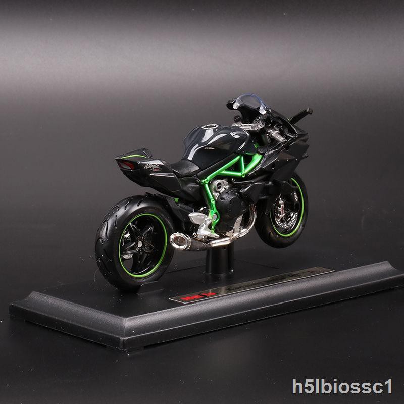 vẽ cho bé☒♈Merci Hình 1/18 Mô hình xe cào cào và mô tô Kawasaki H2R Ducati Đồ chơi mô phỏng BMW Honda Đồ trang trí