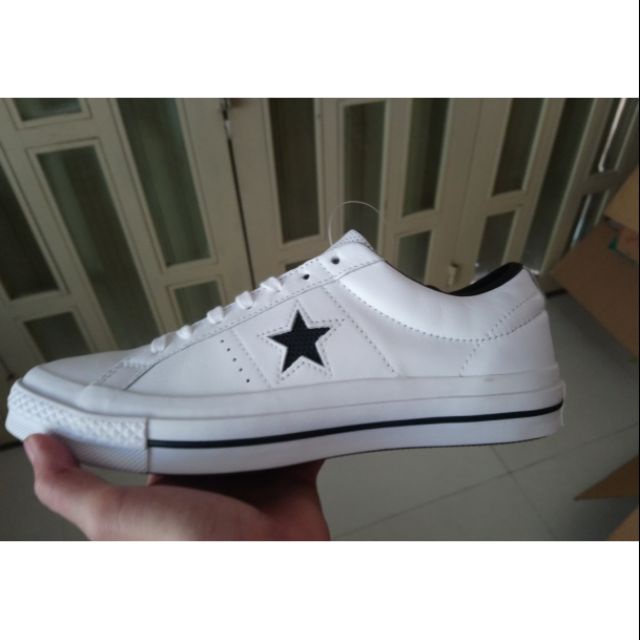 😸 Giày one star da trắng chính hãng size 41.5 43 42 42.5 mới 100%