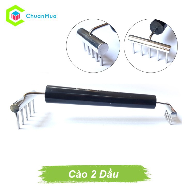 Cây Cào 2 Đầu - Dụng cụ diện chẩn ( Chuẩn Phụ Kiện Massage cầm tay ấn huyệt chân toàn thân cạo gió giảm stress đau cơ )