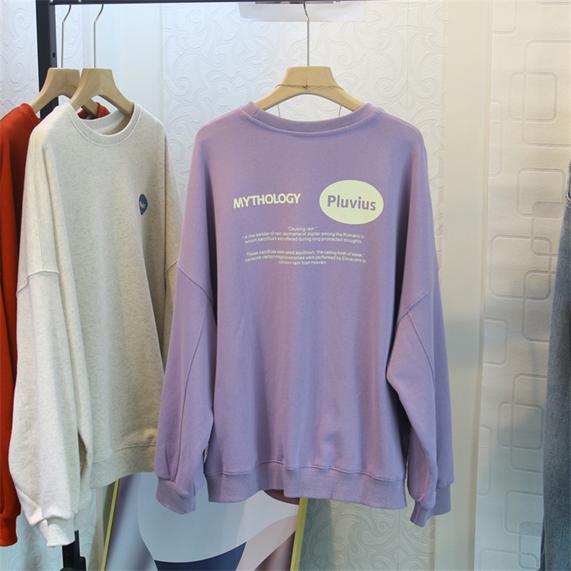 NRVP Áo Hoodie Thiết Kế Đơn Giản Thời Trang Hàn Quốc Cho Nữ