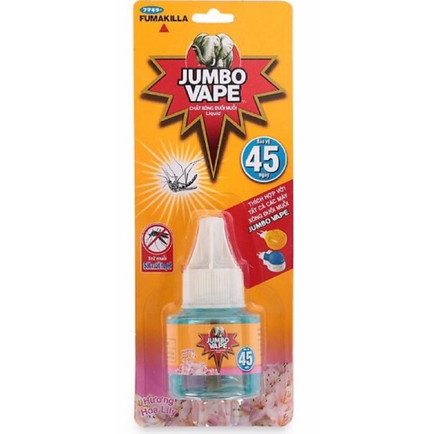 10 lọ tinh dầu xông đuổi muỗi Jumbo vape 34ml